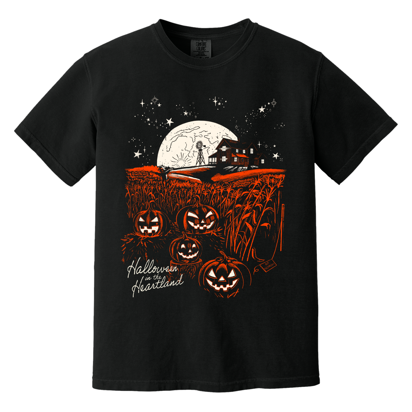 Halloween in the Heartland | Black T-Shirt | Halloween '24